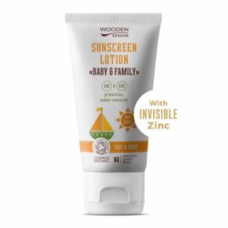 Wooden Spoon opaľovací krém pre celú rodinu SPF 30 150 ml