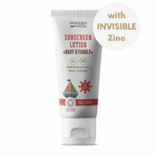 Wooden Spoon opaľovací krém pre celú rodinu SPF 50 100 ml