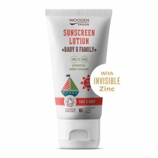 Wooden Spoon opaľovací krém pre celú rodinu SPF 50 150 ml