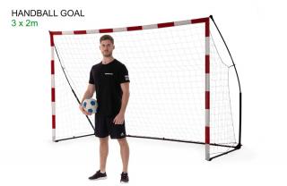 Hádzanárska bránka QuickPlay Handball Adult (Skladacia prenosná bránka na hádzanú 3 x 2 m)