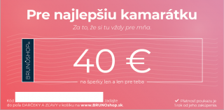 Elektronický poukaz PRE KAMARÁTKU 40 €
