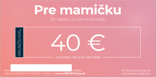 Elektronický poukaz PRE MAMIČKU 40 €