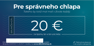 Elektronický poukaz PRE SPRÁVNEHO CHLAPA 20 €