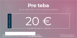 Elektronický poukaz PRE TEBA 20 €