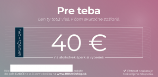 Elektronický poukaz PRE TEBA 40 €