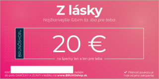 Elektronický poukaz Z LÁSKY 20 €