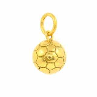 Prívesok FUTBALOVÁ LOPTA GOLD S2890