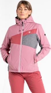 Dámska lyžiarska bunda Ice Gleam III DWP528-D18 ružová Barva: Růžová, Velikost: 34