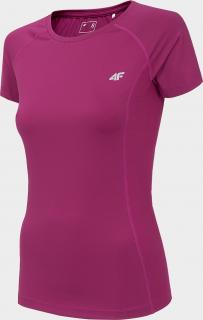 Dámske funkčné tričko 4F TSDF002 Ružové Farba: Ružová, Veľkosť: S