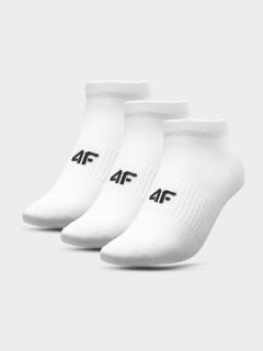 Dámské ponožky 4F SOD302 Bílé (3 páry) Farba: Biela, Veľkosť: 35-38