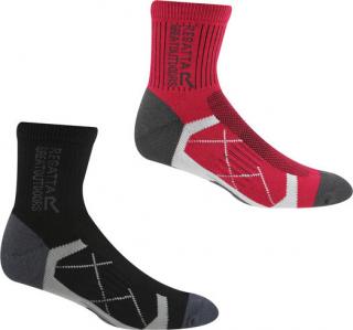Dámske ponožky Regatta RWH047 Ladies 2pk Sock N39 Farba: Farebná, Veľkosť: 39-42