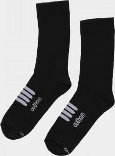 Dámske trekingové ponožky Outhorn OTHAW22UFSOU011 čierna Barva: deep black solid, Velikost: 35-38