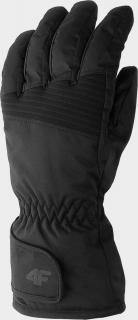 Pánske lyžiarske rukavice 4F H4Z22-REM001 čierne Barva: Černá, Velikost: L