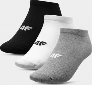 Pánske ponožky 4F SOM301A Sivé Čierne Biele Farba: Béžová, Veľkosť: 39-42