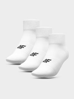 Pánské ponožky 4F SOM302 Bílé (3páry) Farba: Biela, Veľkosť: 39-42