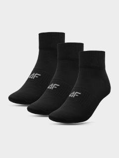 Pánské ponožky 4F SOM302 Černé (3páry) Farba: Čierna, Veľkosť: 39-42