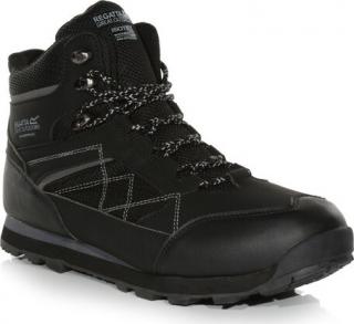 Pánske trekingové topánky Regatta RMF805-9V8 čierne Barva: Černá, Velikost: 42