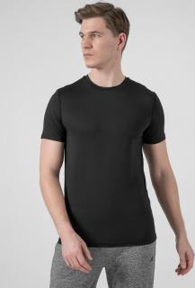 Pánske tričko 4F H4L22-TSMF351 čierne Farba: Čierna, Veľkosť: M
