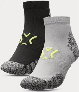 Tréningové ponožky nad členok 4F H4Z22-SOM001-92S (2 páry) Barva: Barevné, Velikost: 39-42
