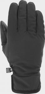 Unisex rukavice 4F REU100 Černé Farba: Čierna, Veľkosť: XS