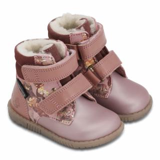 Bundgaard detské kožené zimné topánky Rabbit Strap Tex BG303282G-981 Ružová 21, Viacfarebné