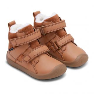 Bundgaard detské kožené zimné topánky Willie Strap TEX BG303306-245 Cognac 27, Hnedá