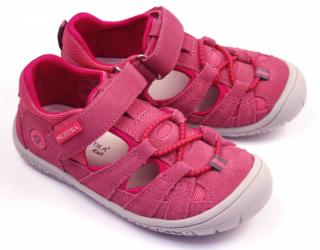 Detské barefoot sandálky Protetika Bard Fuxia 28, Ružová