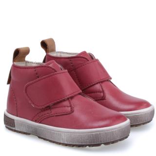 Detské Celoročné kožené topánky Emel 2470-25 Červená 21, Červená