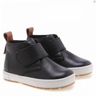 Detské Celoročné kožené topánky Emel 2489-36 Čierna 30, Čierna
