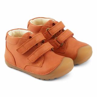 Detské celoročné topánočky BUNDGAARD Petit Strap BG101068-817 Burn Orange WS 22, Hnedá