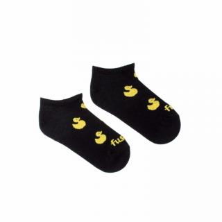 Detské členkové ponožky Fusakle Gumikačka 23 - 26, Čierna