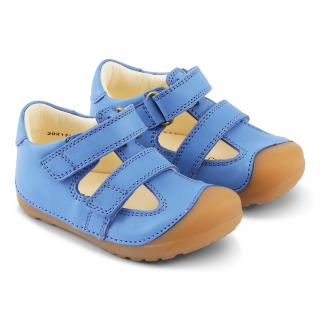 Detské kožené sandálky Bundgaard Petit Summer BG202173-528 Oceán (posledný kus 20) 20, Modrá