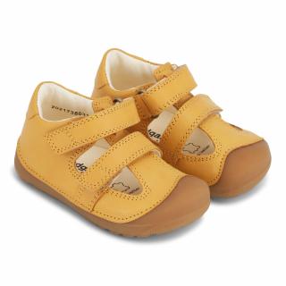Dětské kožené sandálky Bundgaard Petit Summer BG202173-803 Mustard 20, Žltá