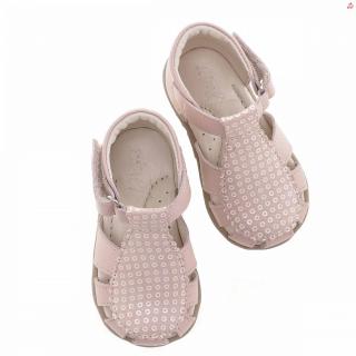 Detské kožené sandálky EMEL E1214A-11 ružová 24, Ružová