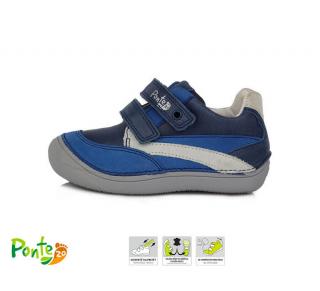 Detské kožené topánky Ponté DA03-1-271 Bermuda Modrá 24, Modrá