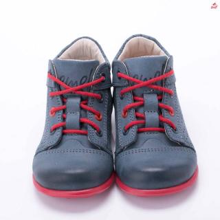 Detské kožené topánočky EMEL E2429-12 Modrá 24