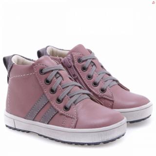 Detské kožené topánočky Emel E2636-14 ružová 22, Ružová