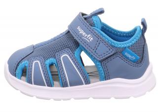Detské sandále Superfit Wave 1-000478-8060 Modrá 22, Modrá