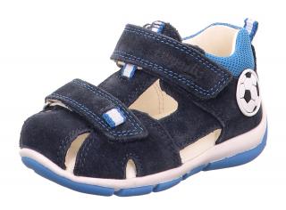 Detské sandálky Superfit Freddy 1-609142-8030 Modrá 19, Modrá