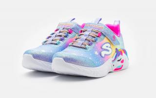 Detské tenisky Skechers Unicorn Dreams 302311L/BLMT Svietiace 32, Viacfarebné