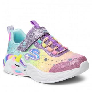 Detské tenisky Skechers Unicorn Dreams 302311L/PRMT Svietiace 34, Viacfarebné