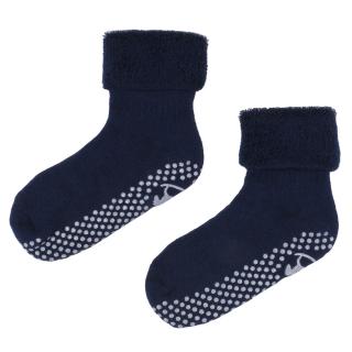 Detské teplé protišmykové ponožky Emel SFA 100-16 Tmavo modrá 19 - 22