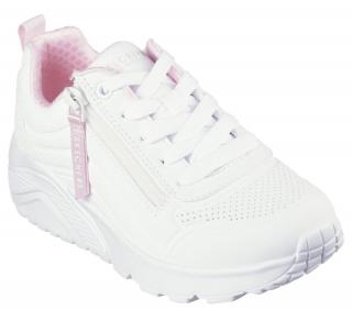 Detské topánky Skechers uno lite - EASY ZIP 310387L/WHT 27, Biela