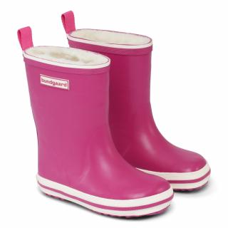 Detské zateplené gumáky/Snehule Bundgaard (BG401033) - Classic Rubber Boot Winter - Malinová 31, Malinová