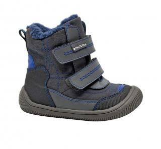 Detské zimné Barefoot topánky Protetika RAMOS 27, Šedá