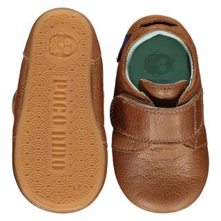 Kožené barefoot Mighty Shoes® od Podo Nido Hnedá 25, Hnedá