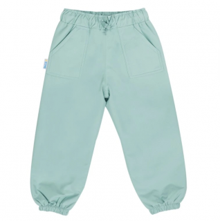 Nepremokavé zateplené nohavice Jan and Jul - Dusty Mint 1 rok, Mentolová