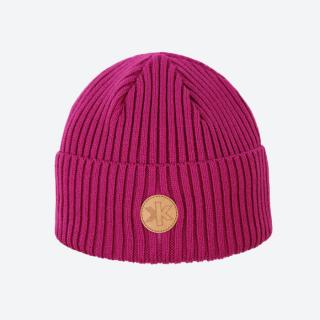 Pletená Merino čiapka Kama A170 114 Ružová Uni (Jedna Veľkosť), Ružová