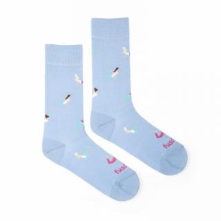 Ponožky Fusakle Joga 35 - 38, Modrá