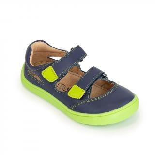 Protetika Barefoot Detské sandále TERY NAVY Modrá 22, Modrá